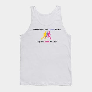 Runners Living Their Life Tank Top